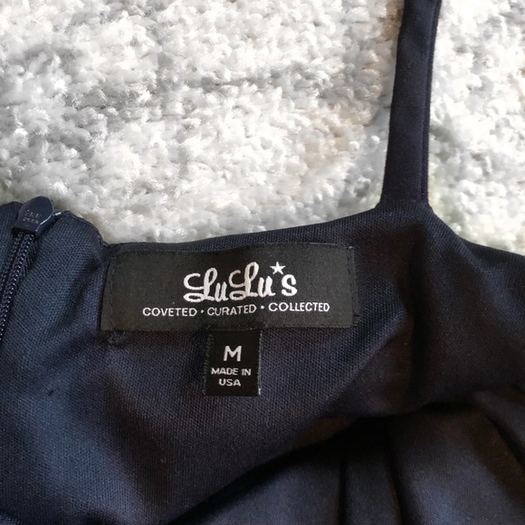 Lulus navy mini dress - Picture 2 of 4